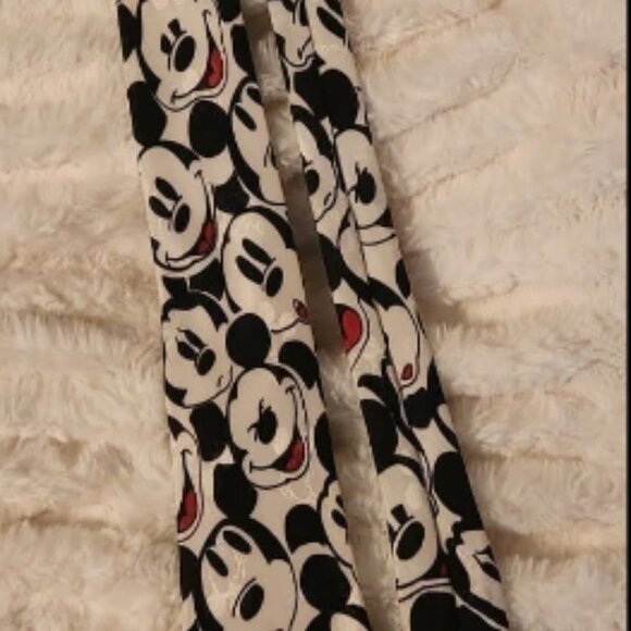 Disney Mickey Mouse Multi-Face Ties (Set of 2) – Burgundy & Black/White Novelty - Picture 10 of 12